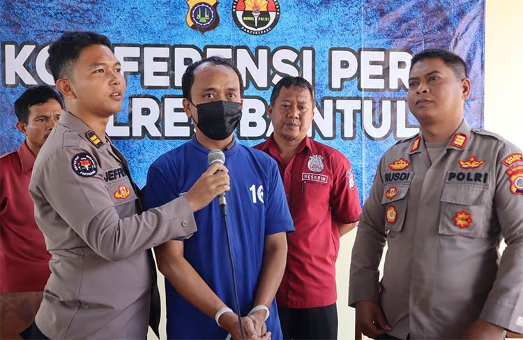 Nekat, Warga Bantul Ditangkap Polisi Jambret Kalung Tetangga Desa