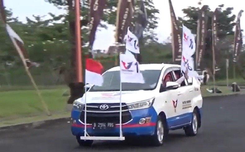 DPD Partai Perindo Badung Ikut Ramaikan Kirab Pemilu 2024