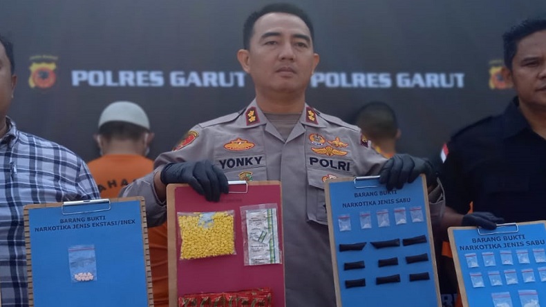 Waduh, 2 Warga Binaan Lapas Kendalikan Peredaran Sabu dan Ekstasi di Garut