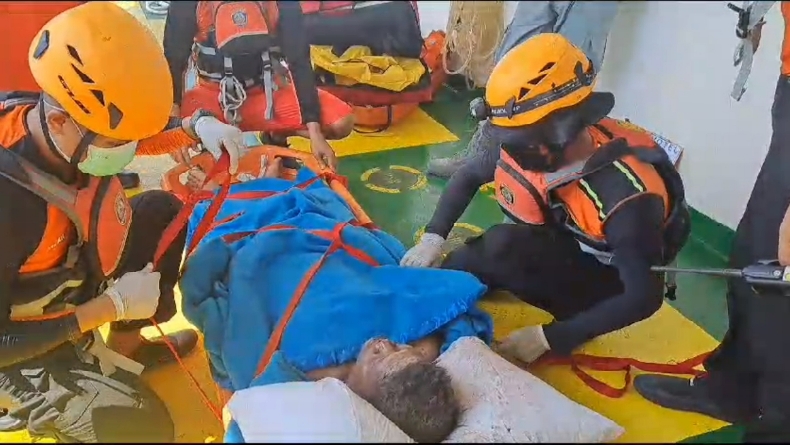 Kapal MT AB Olivia Terbakar di Selat Karimata, 2 Kru Dievakuasi ke Pangkalpinang
