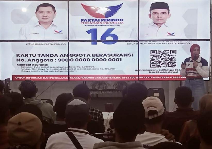 Partai Perindo di Jember Makin Mengakar, Ratusan KTA Berasuransi Terdistribusi Dalam Waktu Semalam