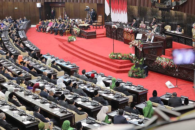 Momen Presiden Jokowi Sampaikan Pidato Kenegaraan - Bagian 2