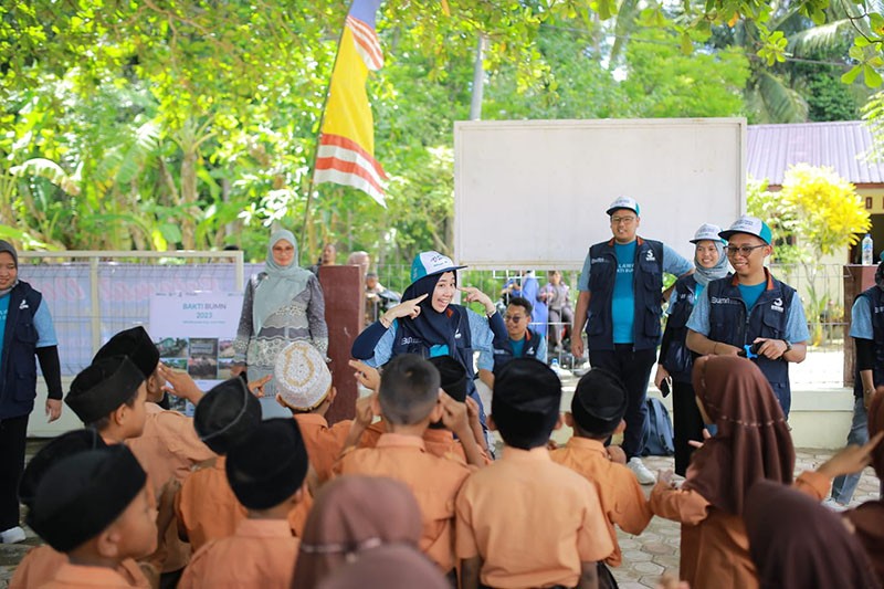 BSI bersama Relawan Bakti BUMN Mengajar dan Berbagi Ilmu Pentingnya Hidup Sehat di Aceh - Bagian 4