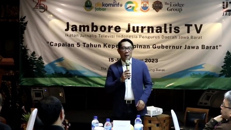 Ridwan Kamil Apresiasi Jambrore Jurnalis Televisi di Lembang KBB, Ini Pesan untuk IJTI 