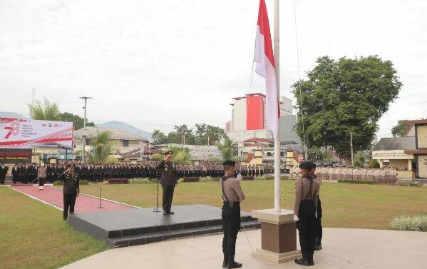 Pesan Kapolda Sulut di Momen Upacara HUT ke-78 RI: Tanamkan Nilai-Nilai Kejuangan