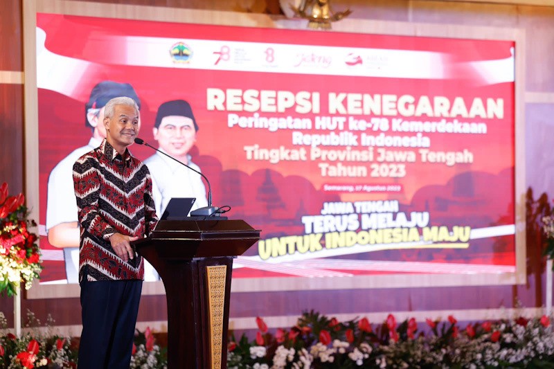 Pertumbuhan Ekonomi Jateng Lampaui Nasional, Ganjar: Satu Garis Lurus Dukung Pusat - Bagian 2