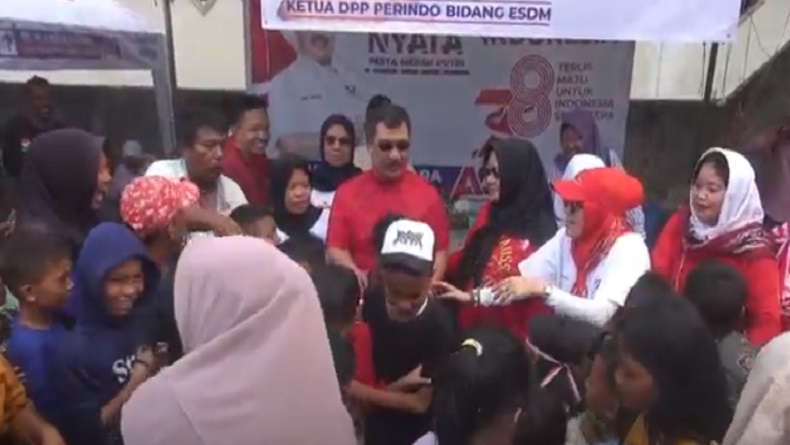 Bacaleg Partai Perindo Gelar Aksi Nyata Pesta Merah Putih 17 Agustus di Palembang, Ini Kata Warga