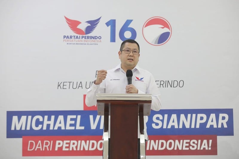 Dilantik Jadi Ketum Pemuda Perindo, Michael Sianipar: Sudah Saatnya Pemuda Bergerak - Bagian 3