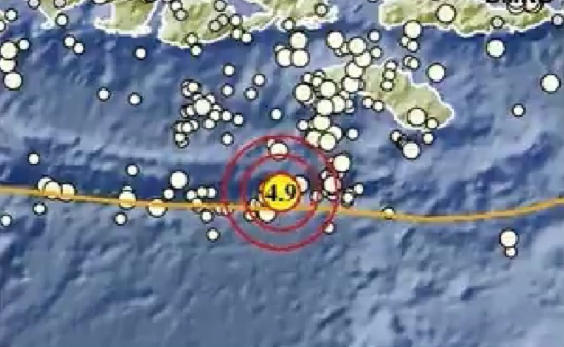 Gempa Bumi Terkini M4 9 Di Sumba Barat Daya Ntt Waspada Guncangan Susulan