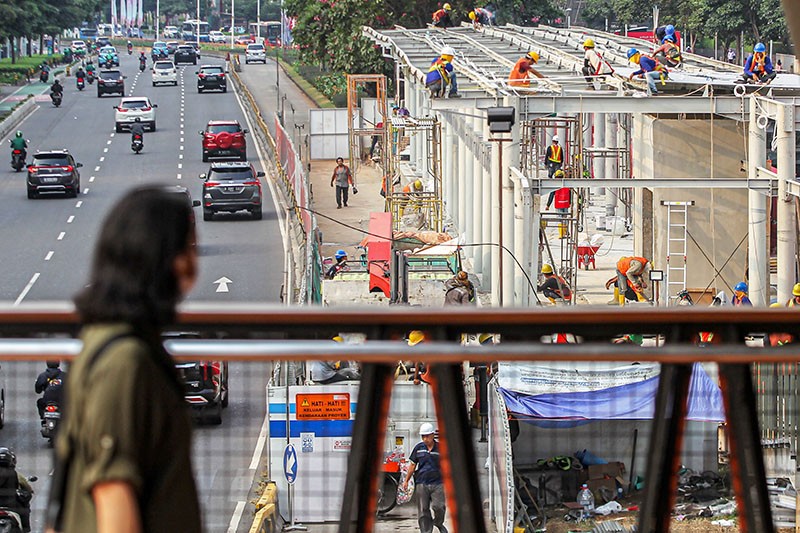 Progres Revitalisasi Halte Transjakarta Karet, Target Beroperasi 29 Agustus 2023 - Bagian 1