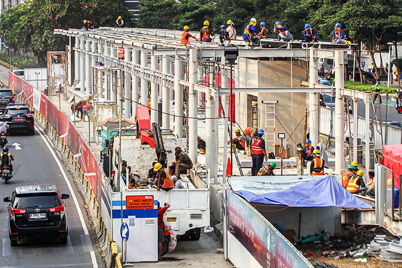 Progres Revitalisasi Halte Transjakarta Karet, Target Beroperasi 29 Agustus 2023 - Bagian 2