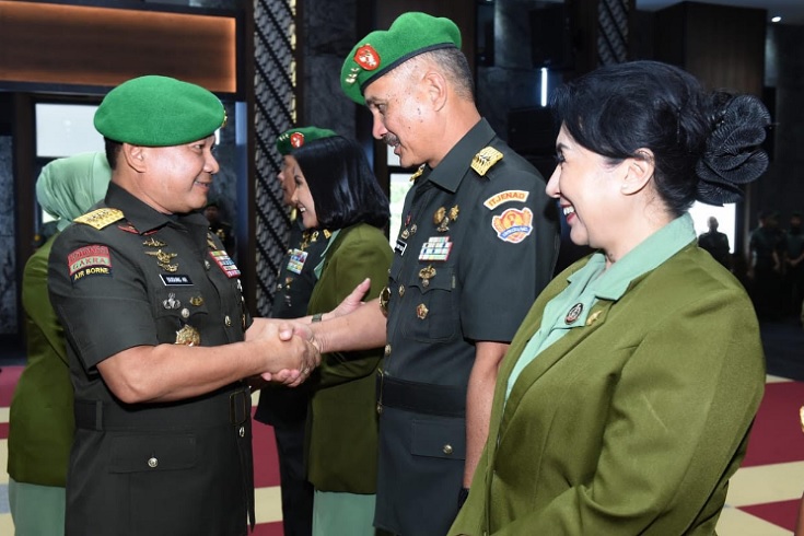 KSAD Jenderal Dudung Pimpin Sertijab 14 Jabatan Strategis TNI AD, Ini ...