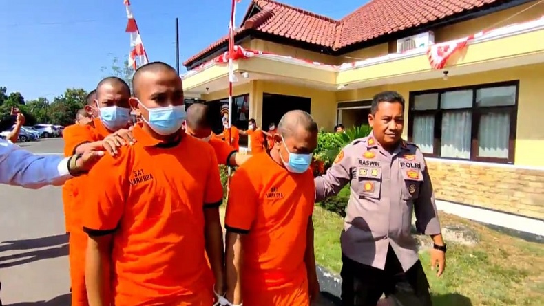 33 Pengedar Narkoba Ditangkap di Indramayu, Polisi Sita Sabu, Ganja dan Obat Terlarang