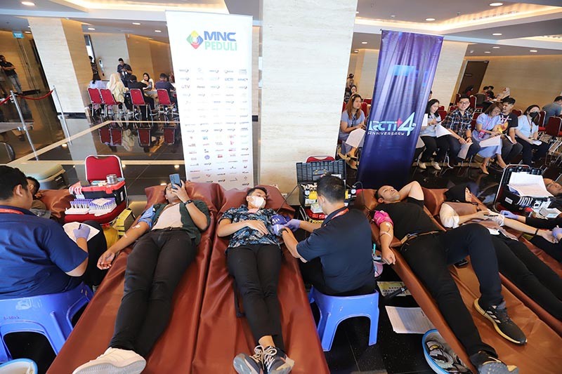 Donor Darah Peringati HUT ke-4 RCTI+ - Bagian 2