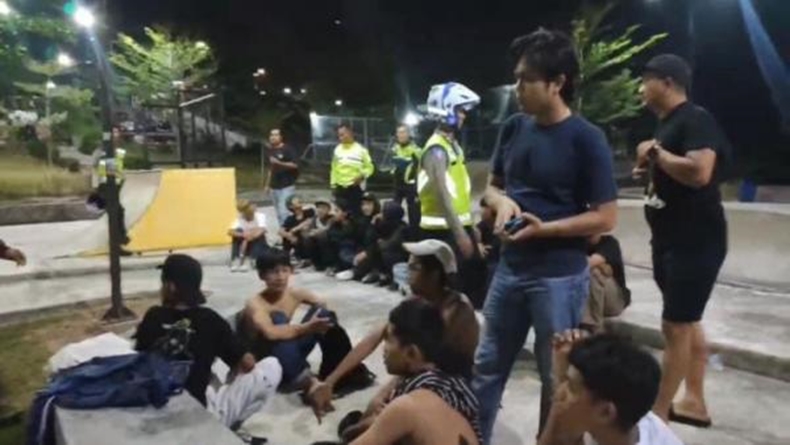 Tawuran Pelajar di Pangkalpinang, 4 Orang Diamankan