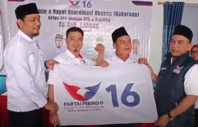 Gelar Rakorsus, Heri Budianto Minta Bacaleg dan Kader Menangkan Partai Perindo di Lebong