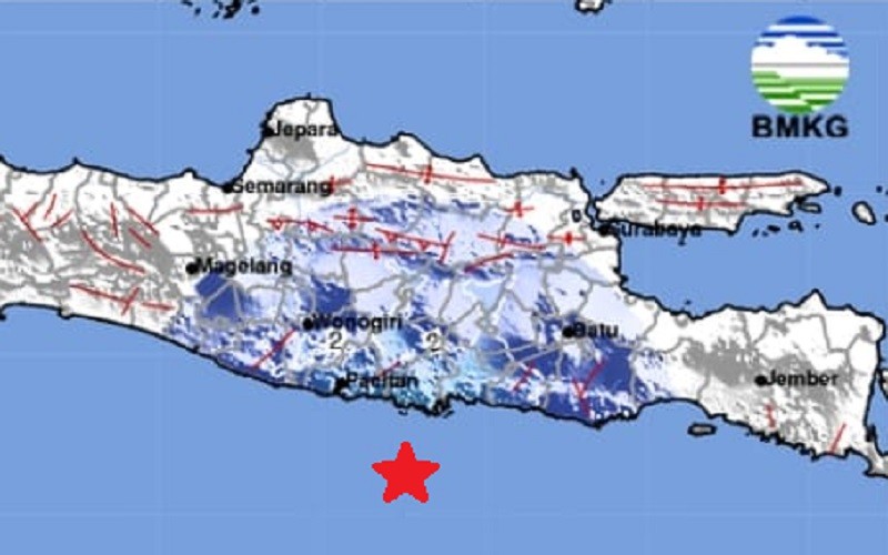 Gempa Hari Ini M4,8 Guncang Trenggalek, Waspada Gempa Susulan