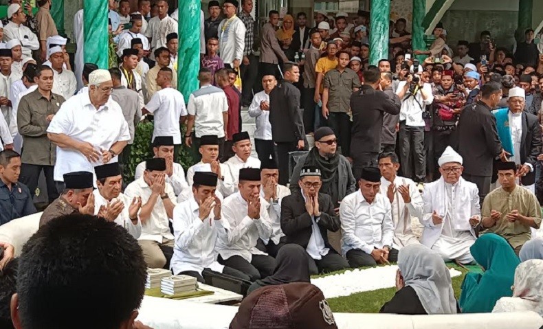 Presiden Jokowi Hadiri Haul ke-2 Anif Shah, Ayah Wagub Sumut Musa Rajekshah