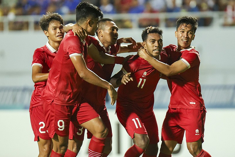 Selebrasi Timnas U-23 Melaju Final AFF 2023 usai Kalahkan Thailand 3-1 - Bagian 1