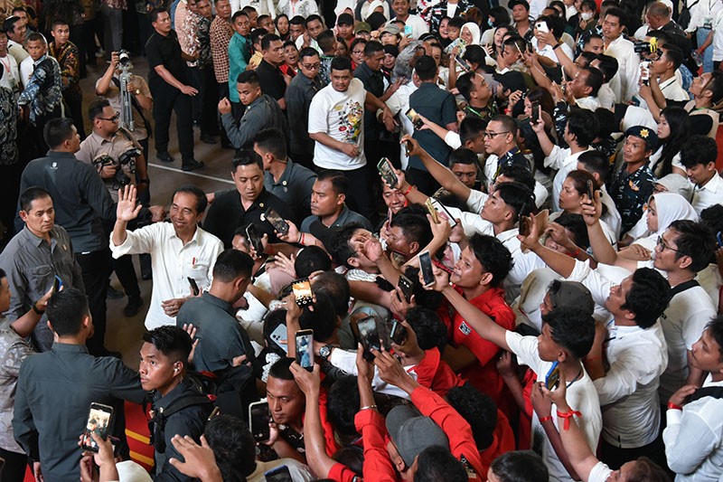 Presiden Jokowi Hadiri Rembuk Kemerdekaan Relawan Bobby Nasution - Bagian 1