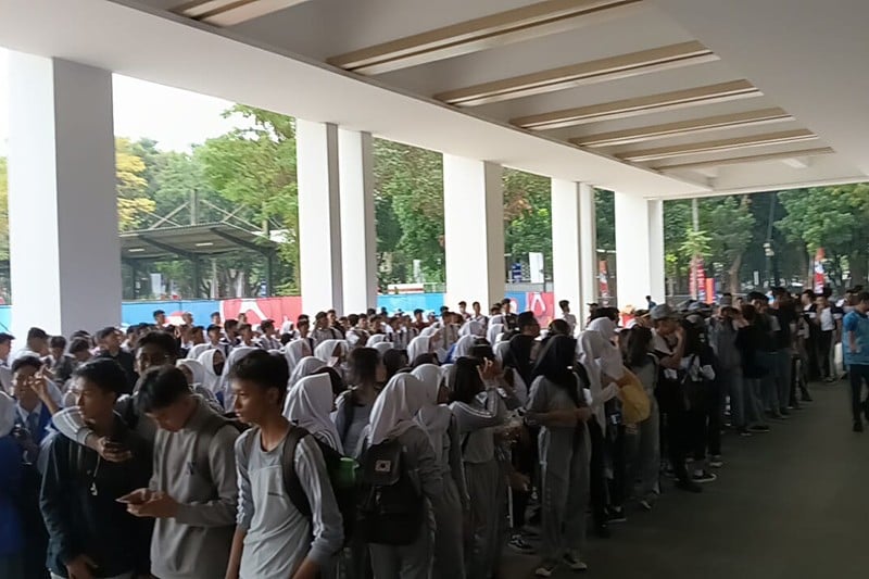 Ribuan Pelajar Berbondong-bondong ke Indonesia Arena Ramaikan FIBA World Cup 2023 - Bagian 4