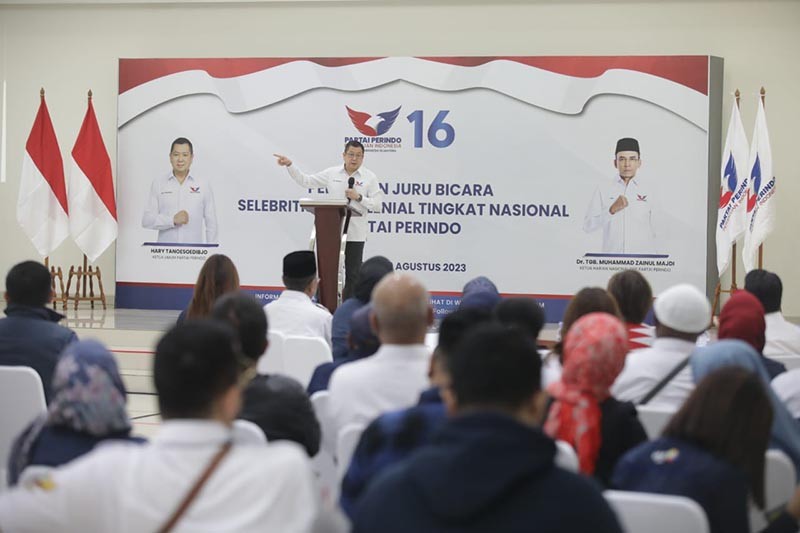 Gelar Pelatihan Jubir, HT Berharap Perjuangan Partai Perindo Diketahui Masyarakat - Bagian 1