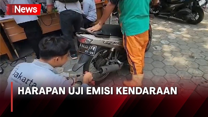 95 Kendaraan Pegawai Pemkot Jakpus Tak Lolos Uji Emisi Gas Buang Di