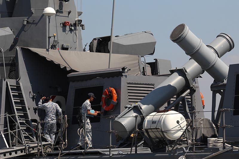 2 Kapal Perang Singapura Berlabuh di Surabaya Ikuti Latgabma Super Garuda Shield - Bagian 2