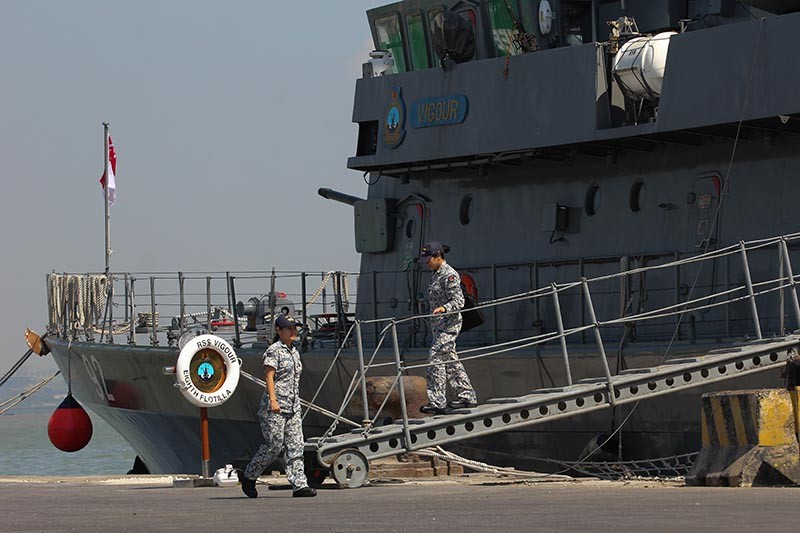 2 Kapal Perang Singapura Berlabuh di Surabaya Ikuti Latgabma Super Garuda Shield - Bagian 3