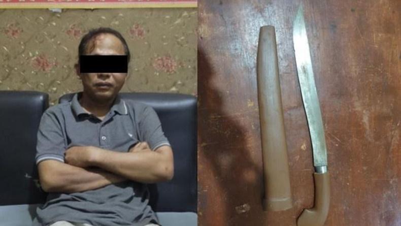 Pria di Metro Lampung Bacok 2 Tetangga Ibu dan Anak Perempuan, Motif Cemburu