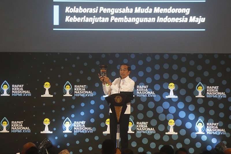 Momen Presiden Jokowi Buka Rakernas HIPMI - Bagian 2