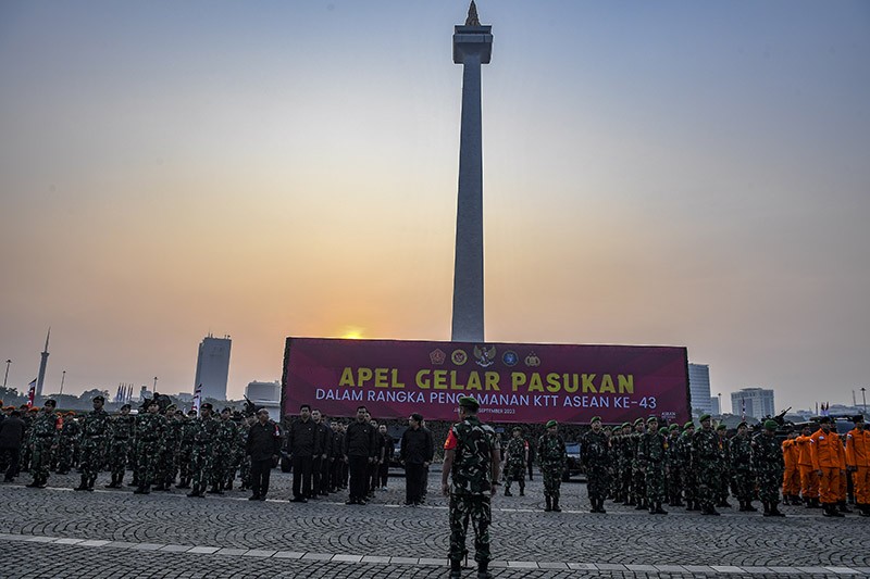 Satgas Kogasgab, Gabungan 13.158 Personel TNI-Polri Amankan KTT ke-43 ASEAN - Bagian 3