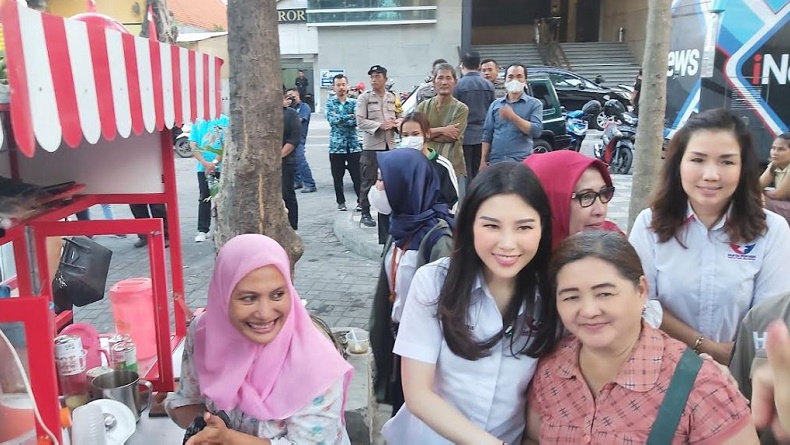 Jadi Caleg Partai Perindo, Angela Tanoesoedibjo Berkomitmen Memajukan UMKM