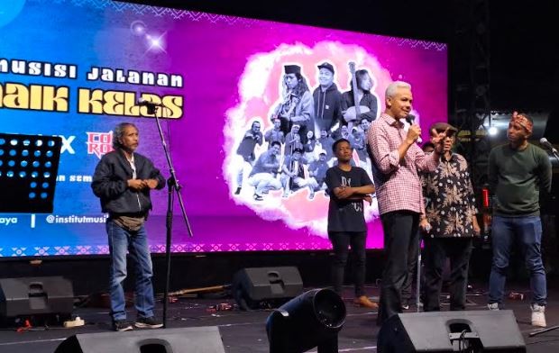 Hadiri Pentas Musisi Jalanan, Ganjar Ingin Pengamen Buat Karya Orisinal