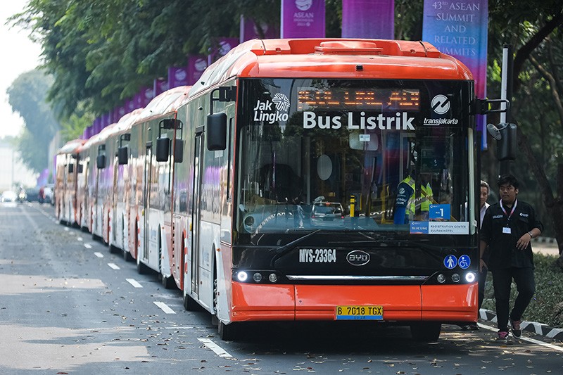 24 Bus Listrik Layani Empat Rute untuk Transportasi KTT ASEAN 2023 - Bagian 3