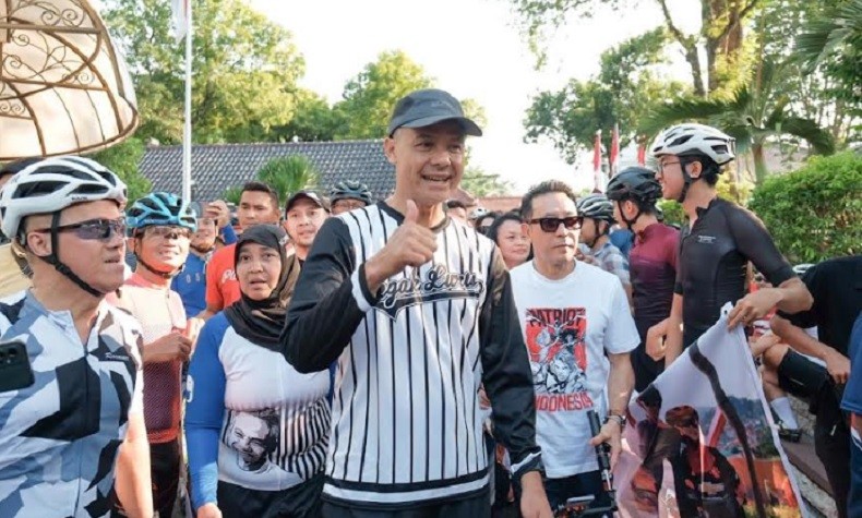 Komunitas Sepeda Kenang Ganjar Pranowo dan Siti Atikoh Sosok yang Humble