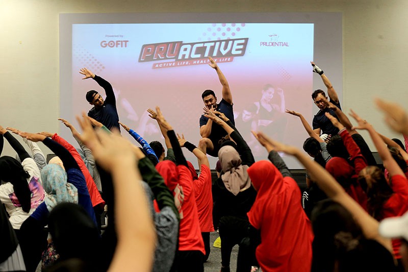 1.200 Peserta Mengikuti PRUActive, Olahraga Bersama dari Yoga hingga Zumba - Bagian 3