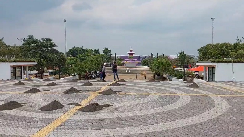 Revitalisasi Belum Tuntas, Alun-alun Ciamis Batal Diresmikan Ridwan Kamil