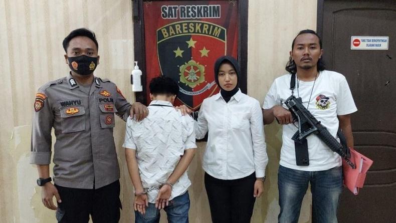 Buron 6 Bulan, Perempuan Pelaku Begal Motor di Tanggamus Ditangkap Polisi