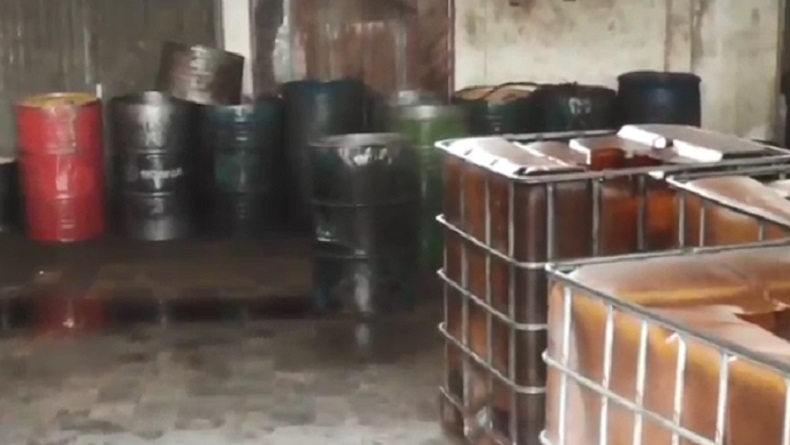 Gudang BBM Ilegal di Medan Digerebek, Petugas Temukan 18 Ton Solar