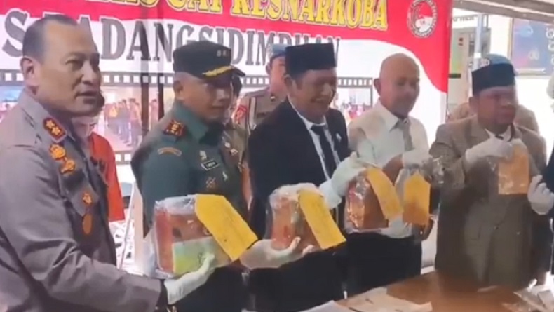 Polres Padangsidimpuan Gagalkan Peredaran 3,18 Kg Sabu Jaringan Lapas