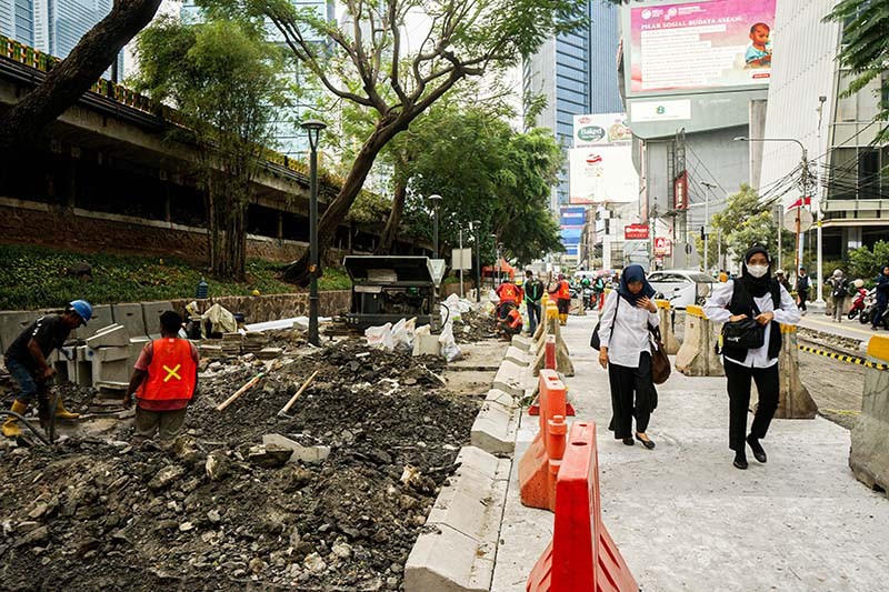 Jalan Blora dan Kendal Diubah jadi Pedestrian, Jalur Kendaraan Dialihkan - Bagian 1