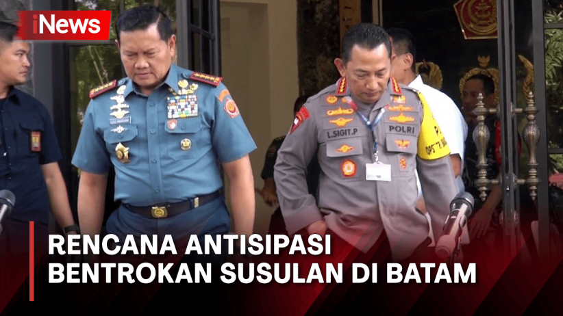 Bentrokan Di Pulau Rempang Batam 8 Orang Ditangkap Polisi