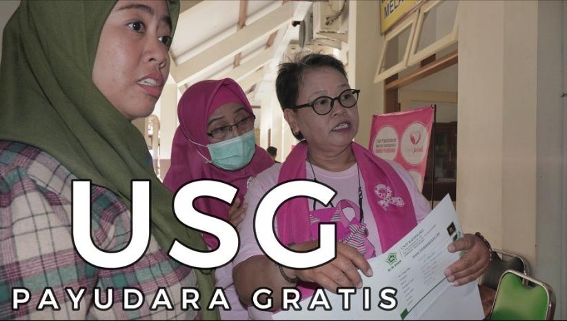 RS Al Huda Banyuwangi Bareng Lovepink Gelar USG Payudara Gratis