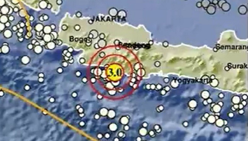 Gempa Hari Ini M3,0 Guncang Garut di Kedalaman 18 Km