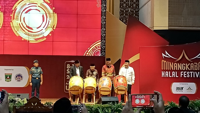Minangkabau Halal Fest 2023 Resmi Dibuka, Wapres Ma’ruf Amin Harapkan Bisa Datangkan Keberkahan
