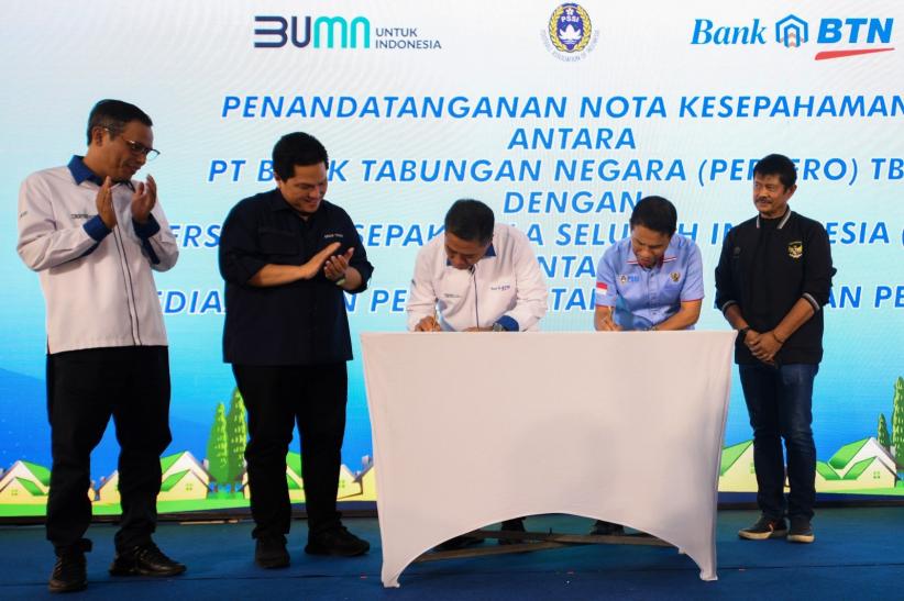 Kolaborasi BTN dan PSSI Sediakan Hunian Layak bagi Pelaku Olahraga Sepakbola - Bagian 1