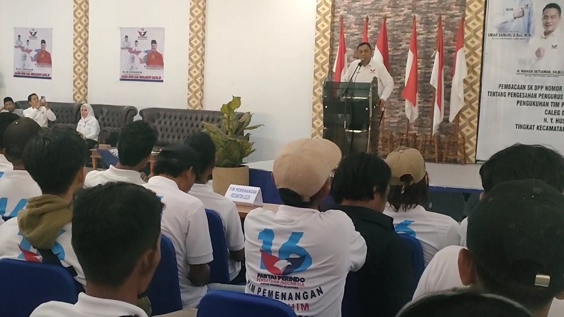 Bacaleg Partai Perindo Yosep Husen Ibrahim Gencar Sosialisasi KTA Berasuransi di Indramayu
