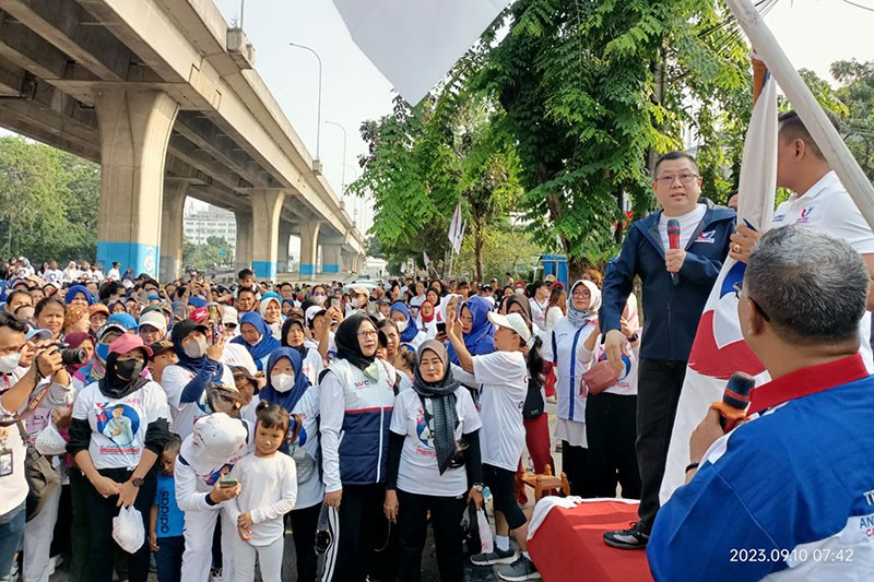 HT Lepas Ratusan Warga Jakarta Utara Jalan Sehat bersama Partai Perindo - Bagian 2