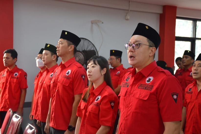 Dilantik Jadi Ketua Banteng Muda Indonesia Jakut,  Andy Arif Widjaja Rangkul Milenial - Bagian 3